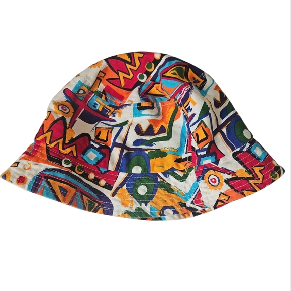 Kbethos Graffiti Abstract Print Bucket Hat - Picture 3 of 5